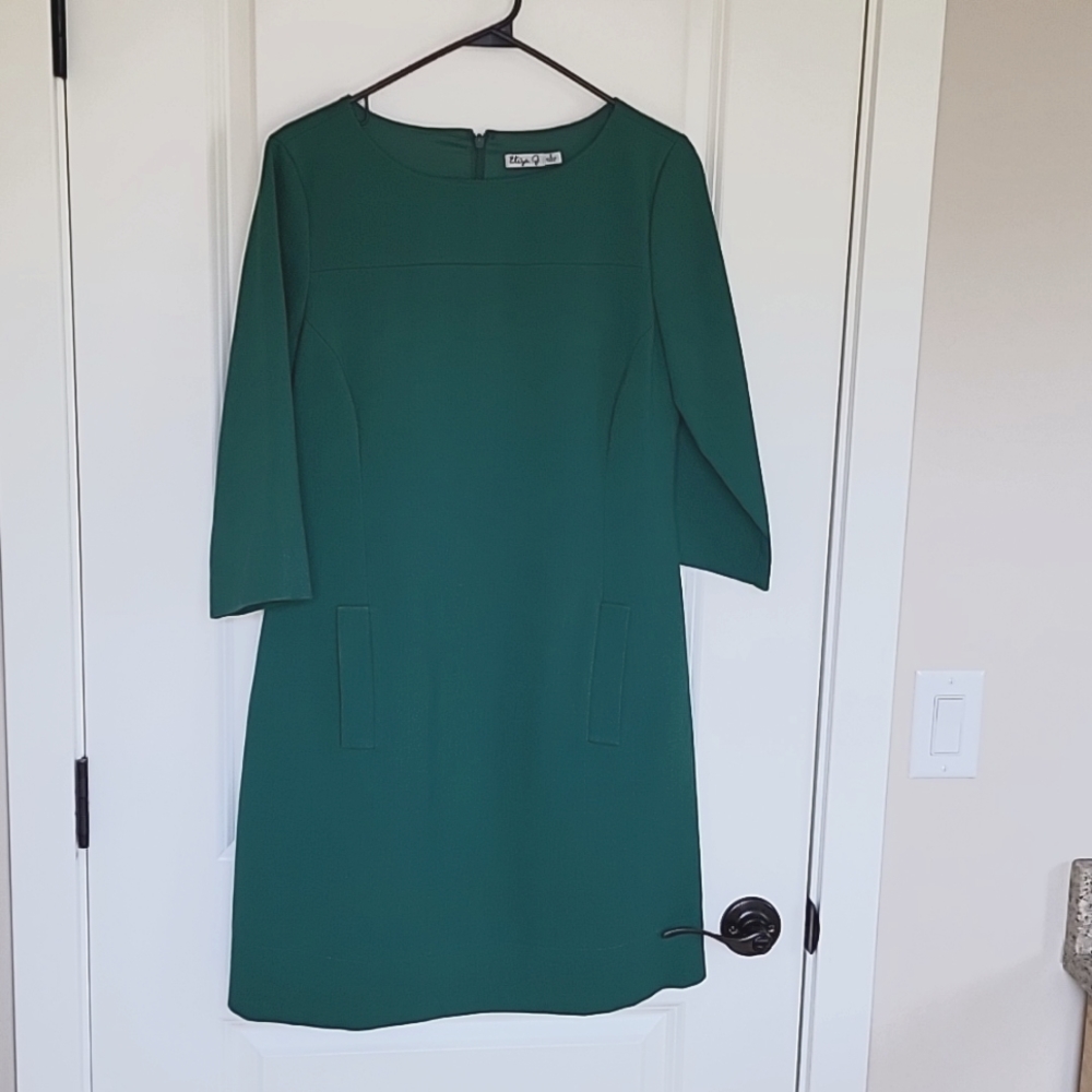 Emerald Green Dress by Eliza J size 8
